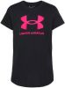 Under Armour sport T shirt Live Sportstyle Graphic zwart/roze online kopen