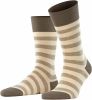 FALKE Sensitive Mapped Line sokken beige/olijfgroen online kopen