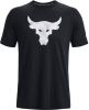 Under Armour Herenshirt Project Rock Brahma Bull met korte mouwen Zwart/Ivory online kopen