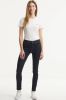 Levi's Levi's 711 mid waist skinny fit jeans met donkere wassing online kopen